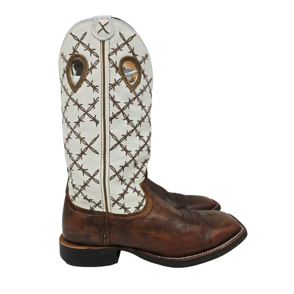 Twisted X Men's Ruff Stock Western Leather Cowboy Boots 11